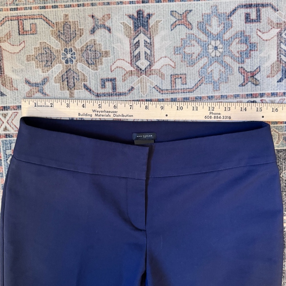 Ann Taylor Modern Fit Navy Blue Ankle Dress Pants Women’s Size 4 30” Inseam - Picture 11 of 13